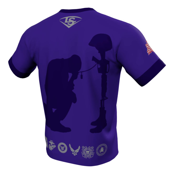 4 The Fallen - Purple Heart - Purple Game Shirt