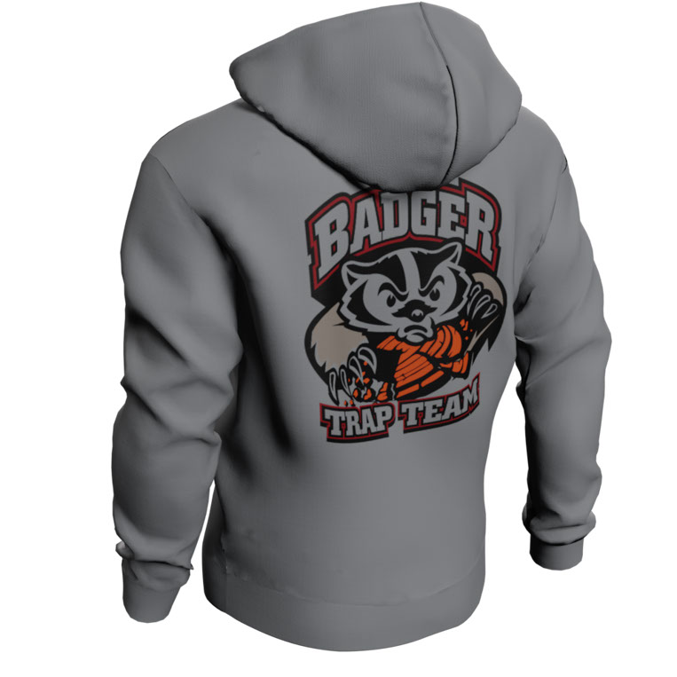 Badger Trap Team Lightweight Hoodie - back