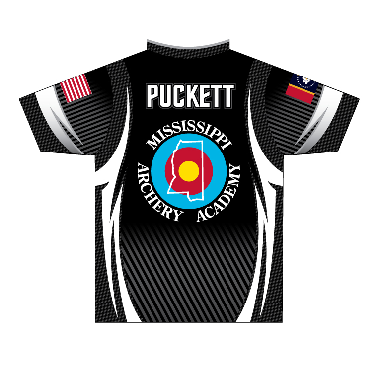 Mississippi Archery Academy - Quarter Zip Shirt back