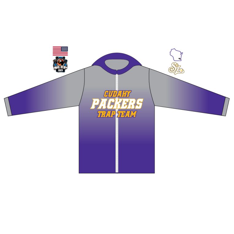 Cudahy Packers Trap Team Rain Jacket Hoodie