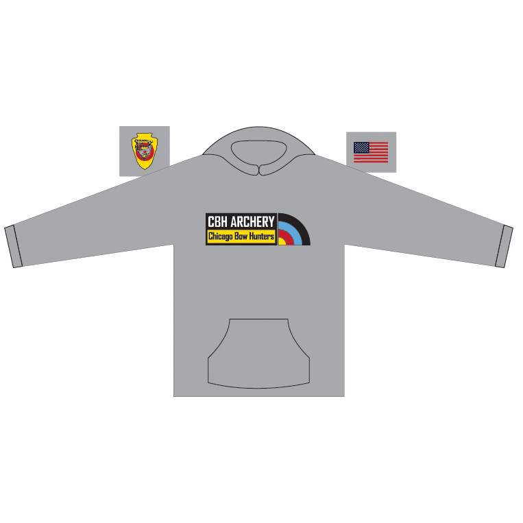 Chicago Bow Hunters - Gray Hoodie