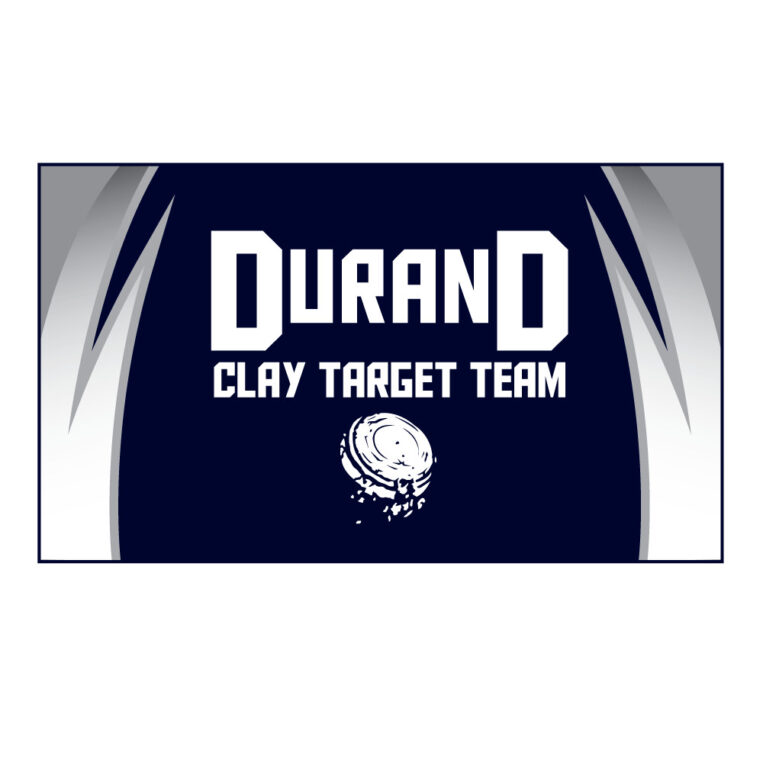 Durand Clay Target Team Flag