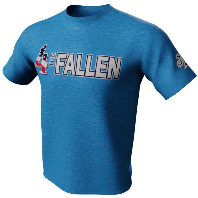 4 The Fallen Royal Blue Heather T-Shirt | ShirtsandLogos