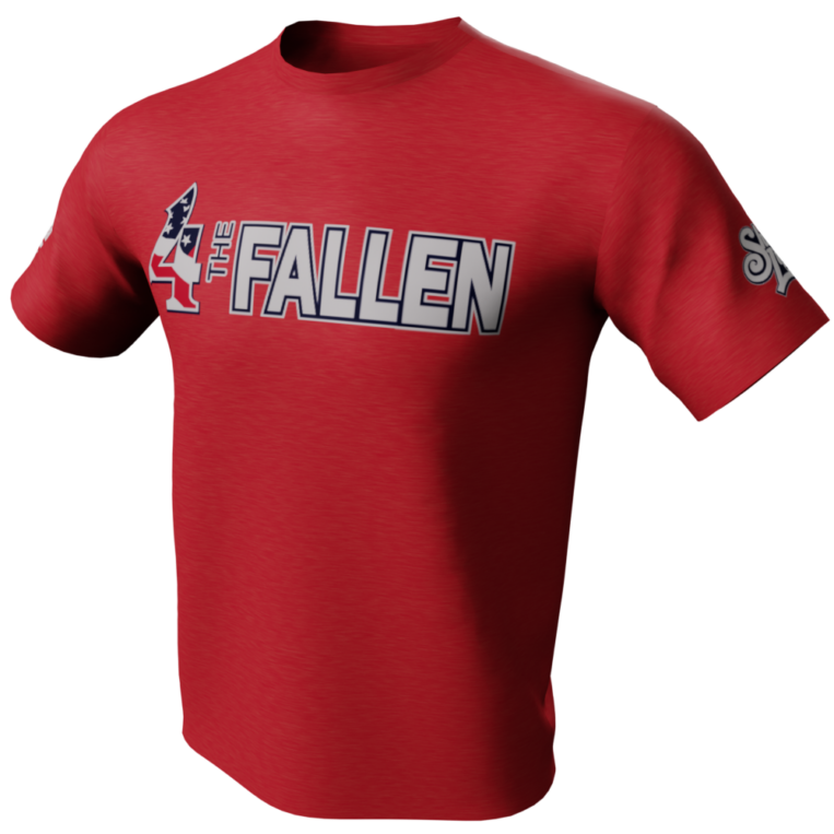 4 The Fallen Heather Red T-Shirt