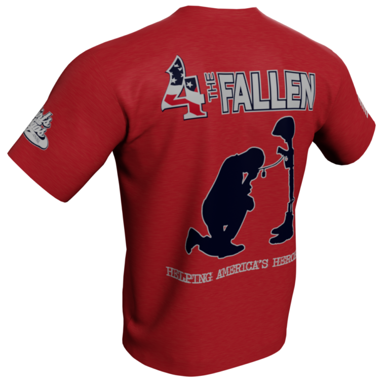 4 The Fallen Heather Red T-Shirt | ShirtsandLogos