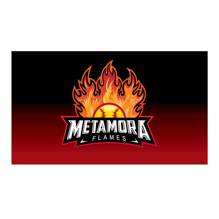 Metamora Flames Fleece Blanket 2