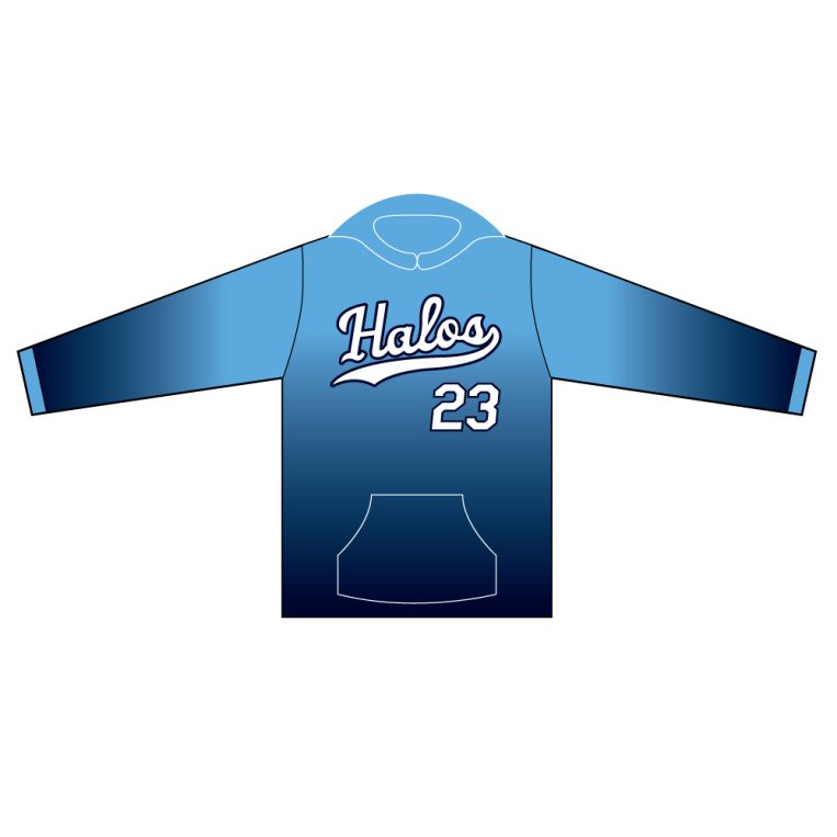 Midwest Halos Blue Fade Hoodie