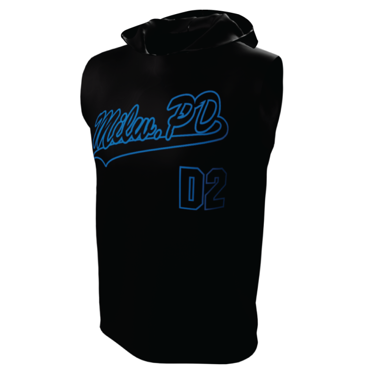 In Honor of Officer Kendal Corder Sleeveless Hoodie - Black