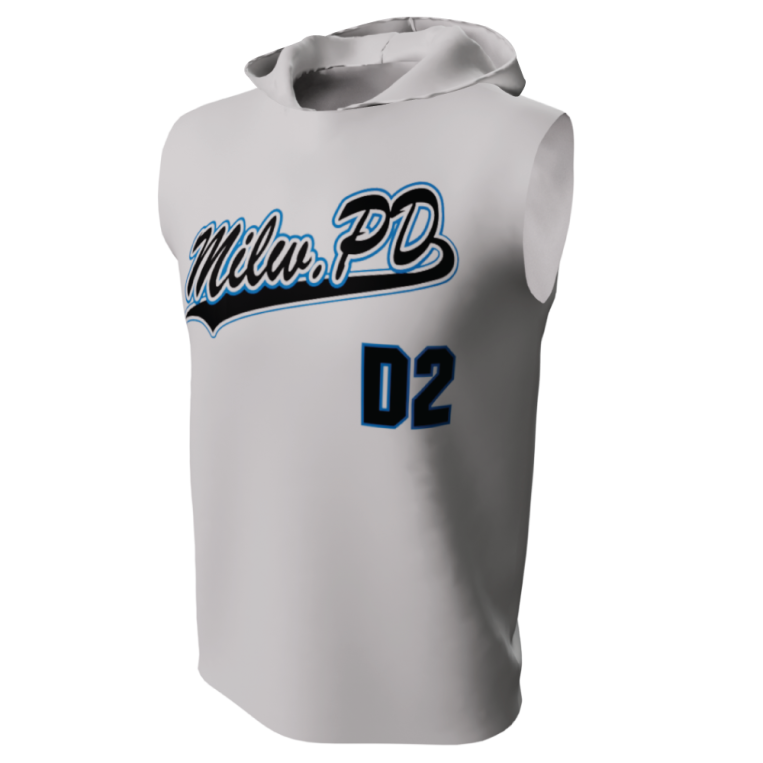 In Honor of Officer Kendal Corder Sleeveless Hoodie - White