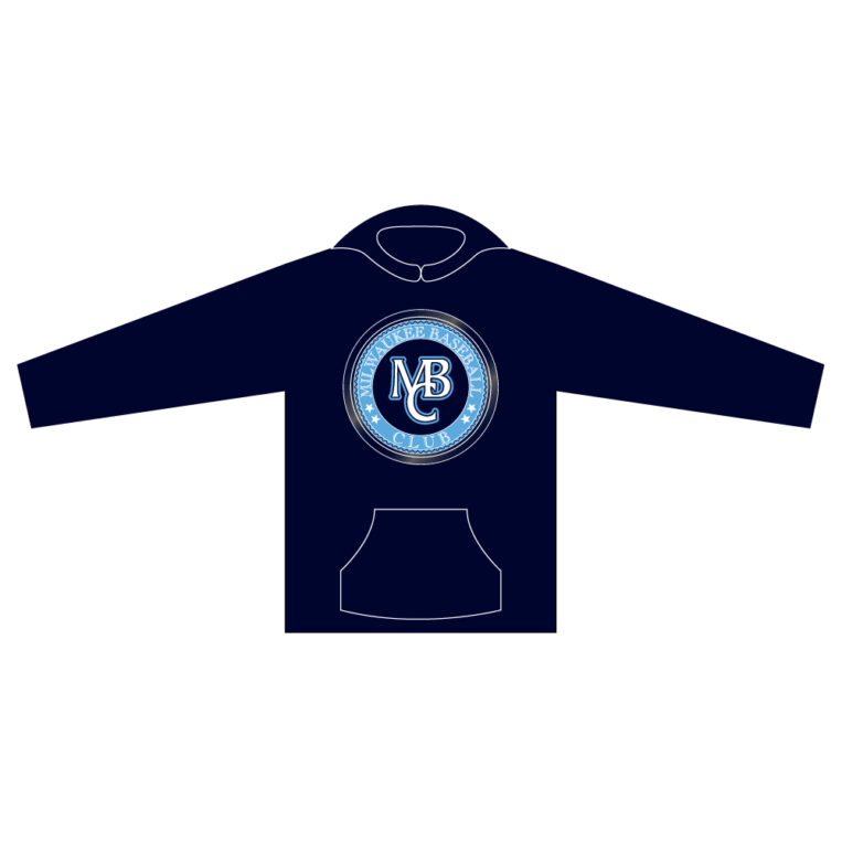 Milwaukee Baseball Club Navy Blue Hoodie