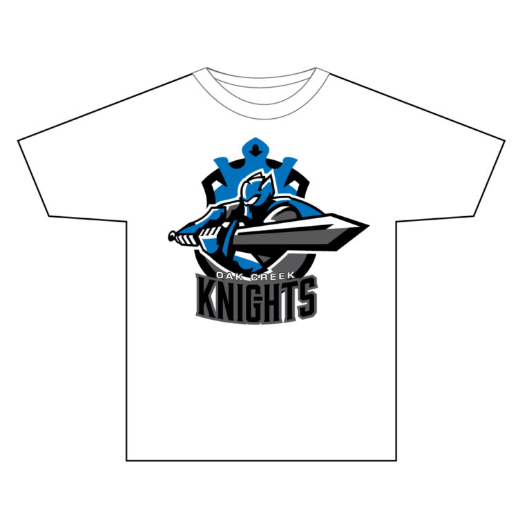 Oak Creek Junior Knights Rival T-Shirt - white