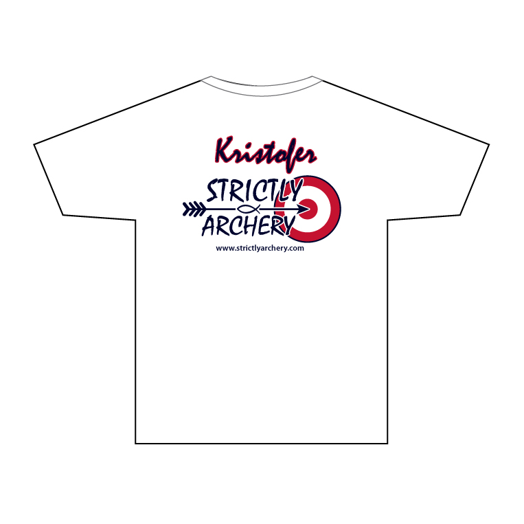 Strictly Archery Performance T-Shirt = back