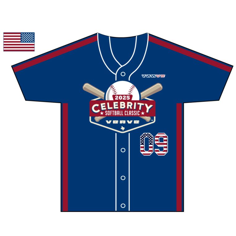 Celebrity Softball Classic 2025 Celebrity Jersey