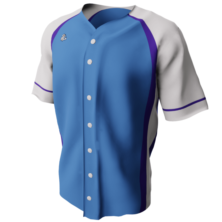 The Switch Hitter Blue Custom Baseball Jersey