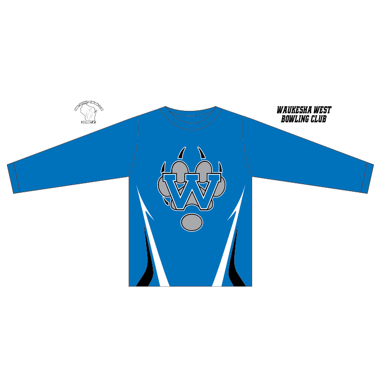 Waukesha West Bowling – Long Sleeve Team Shirt - Design 2